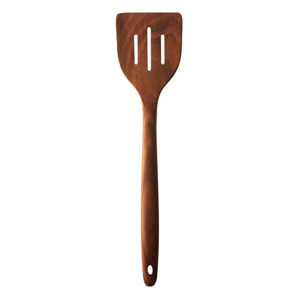 Spatulă cu orificii Teak 30,5 x 7,4 x 1,9 cm - GAYA Wooden