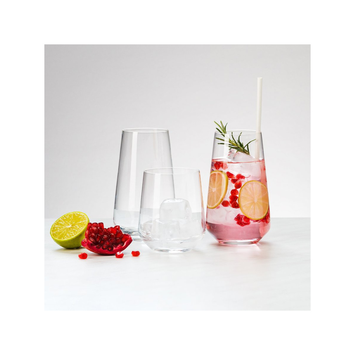 Pahare Tumbler 500 ml set 4 buc - Century Glas Lunasol META Glass