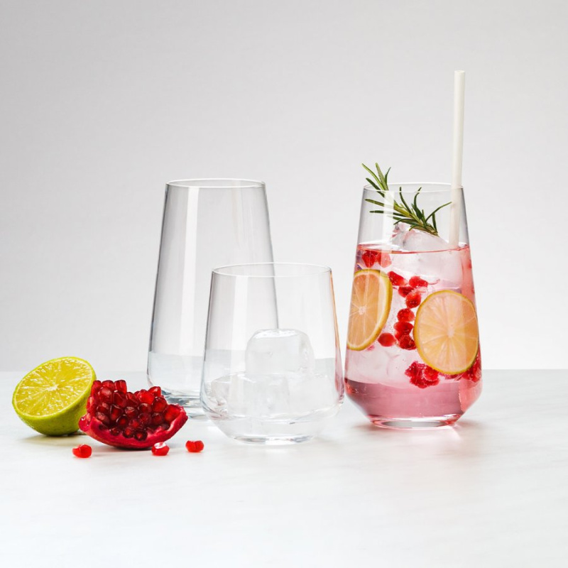 Pahare Tumbler 500 ml set 4 buc - Century Glas Lunasol META Glass