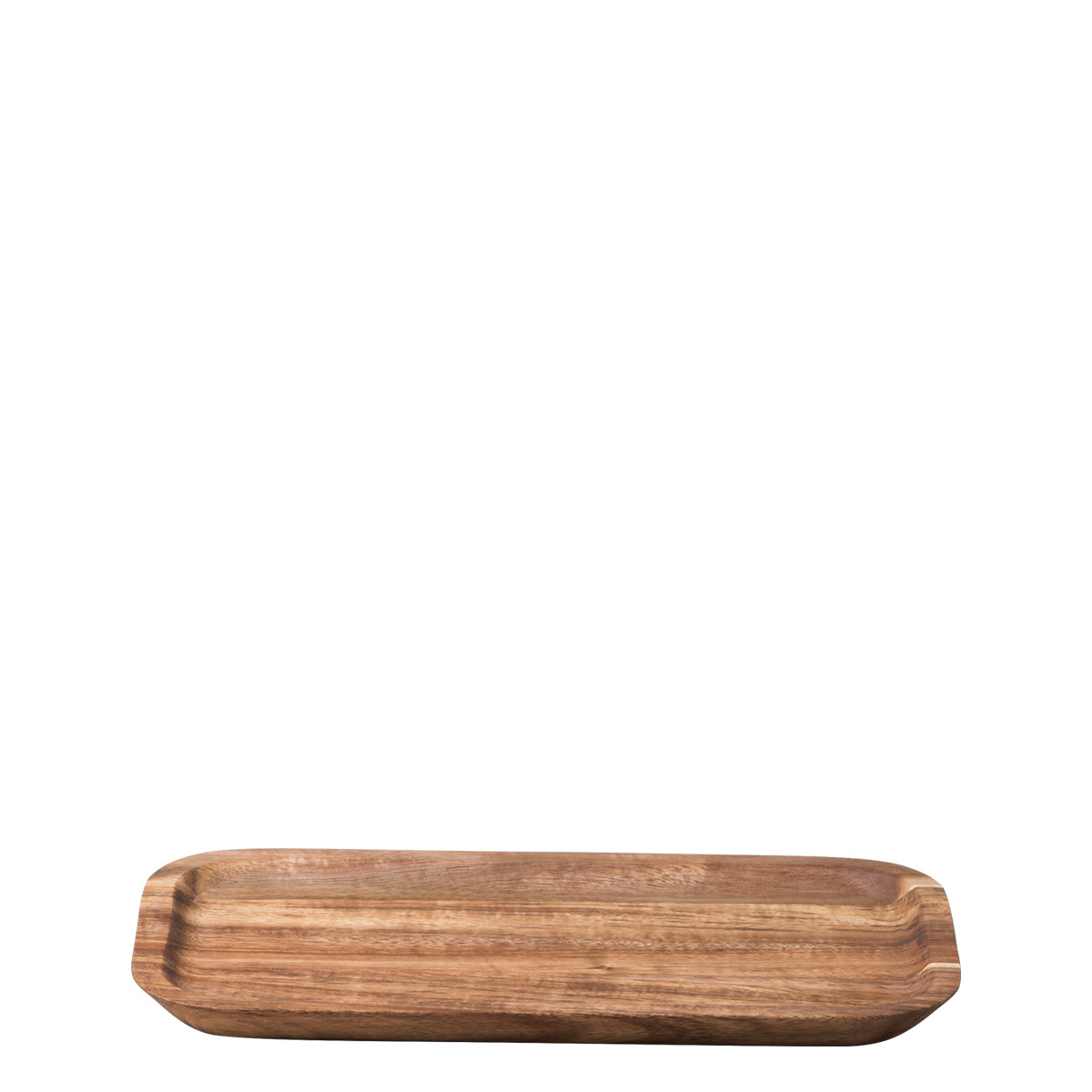 Tavă dreptunghiulară medie Salcâm 25 x 14 cm - FLOW Wooden