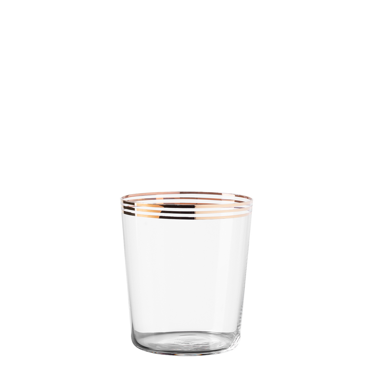 Pahare Tumbler cu trei dungi aurii 440 ml set 6 buc - 21st Century Glas
