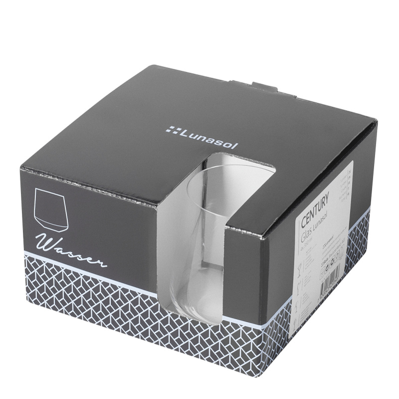 Pahare Tumbler 350 ml set 4 buc - Century Glas Lunasol META Glass