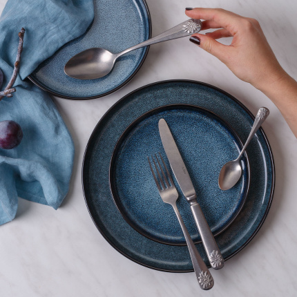 Set tacâmuri 24 buc. - Baguette Vintage Plesnivec mat