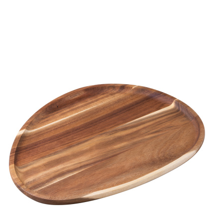 Tavă Triangle Salcâm 35 x 25 cm - FLOW Wooden