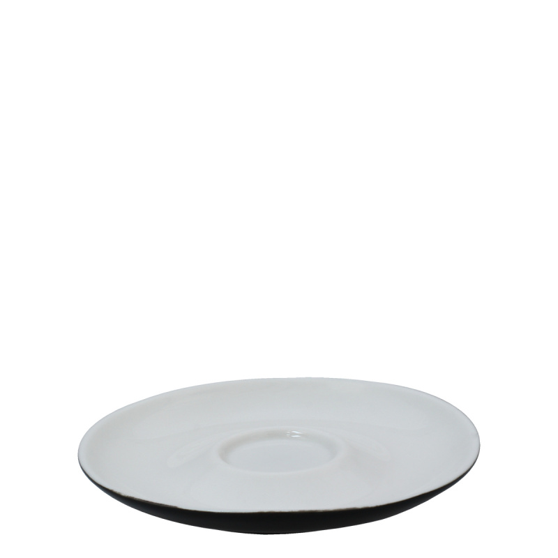 Farfurioară pentru espresso neagră 12,5 cm – RGB