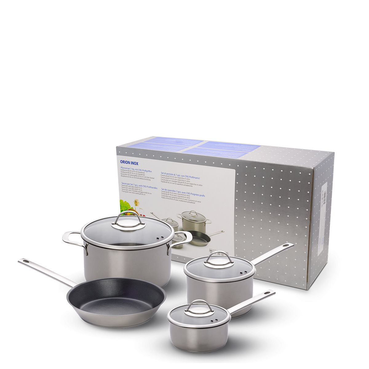Set de oale de pornire Orion 7 piese Master Chef Lunasol
