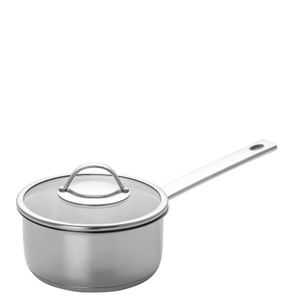 Cratiță cu capac de sticlă ø 18 cm | Orion Inox