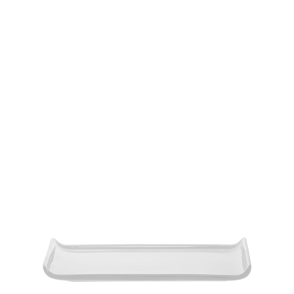 Tavă albă Lunasol 28 x 12,5 cm