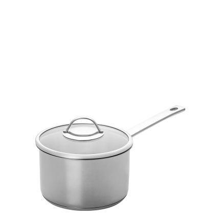 Cratiță cu capac de sticlă ø 16 cm | Orion Inox