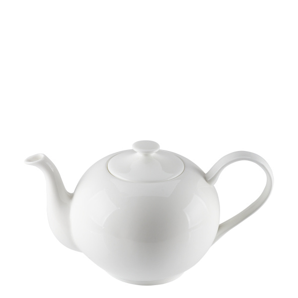 Ceainic alb din porțelan 1,2 l - Premium Platinum Line