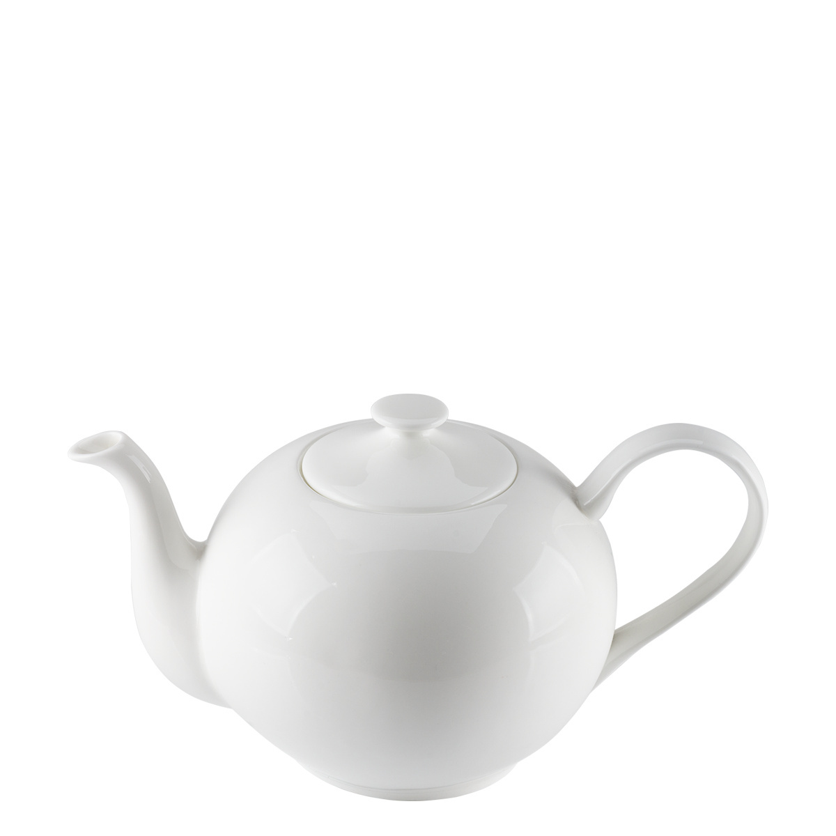 Ceainic alb din porțelan 1,2 l - Premium Platinum Line