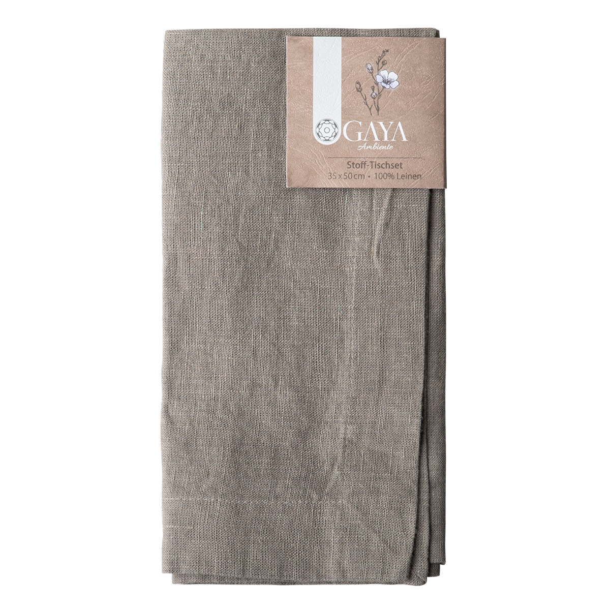 Napron din in, culoarea ardeziei 35 x 50 cm - Gaya Ambiente