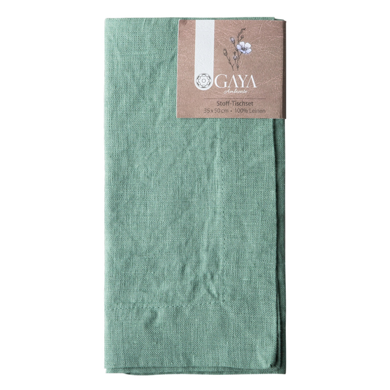 Napron din in verde marin 35 x 50 cm - Gaya Ambiente