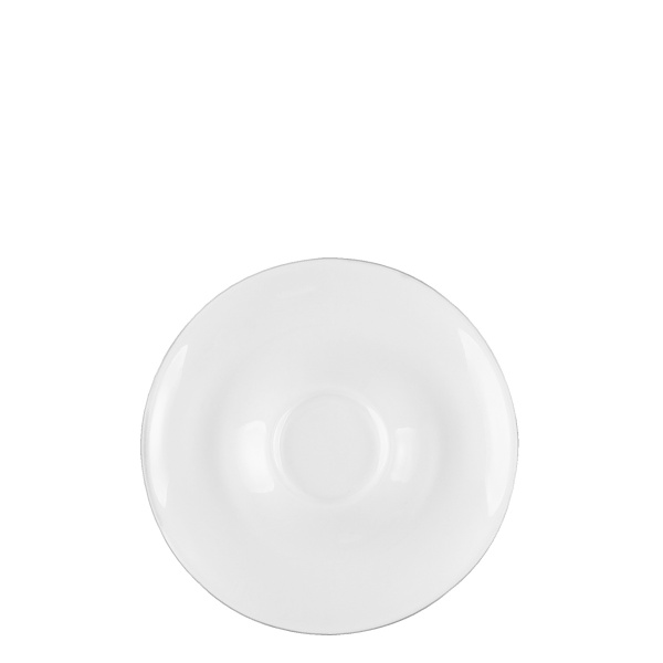 Farfurioară pentru cafea/ceai neagră 15 cm - RGB