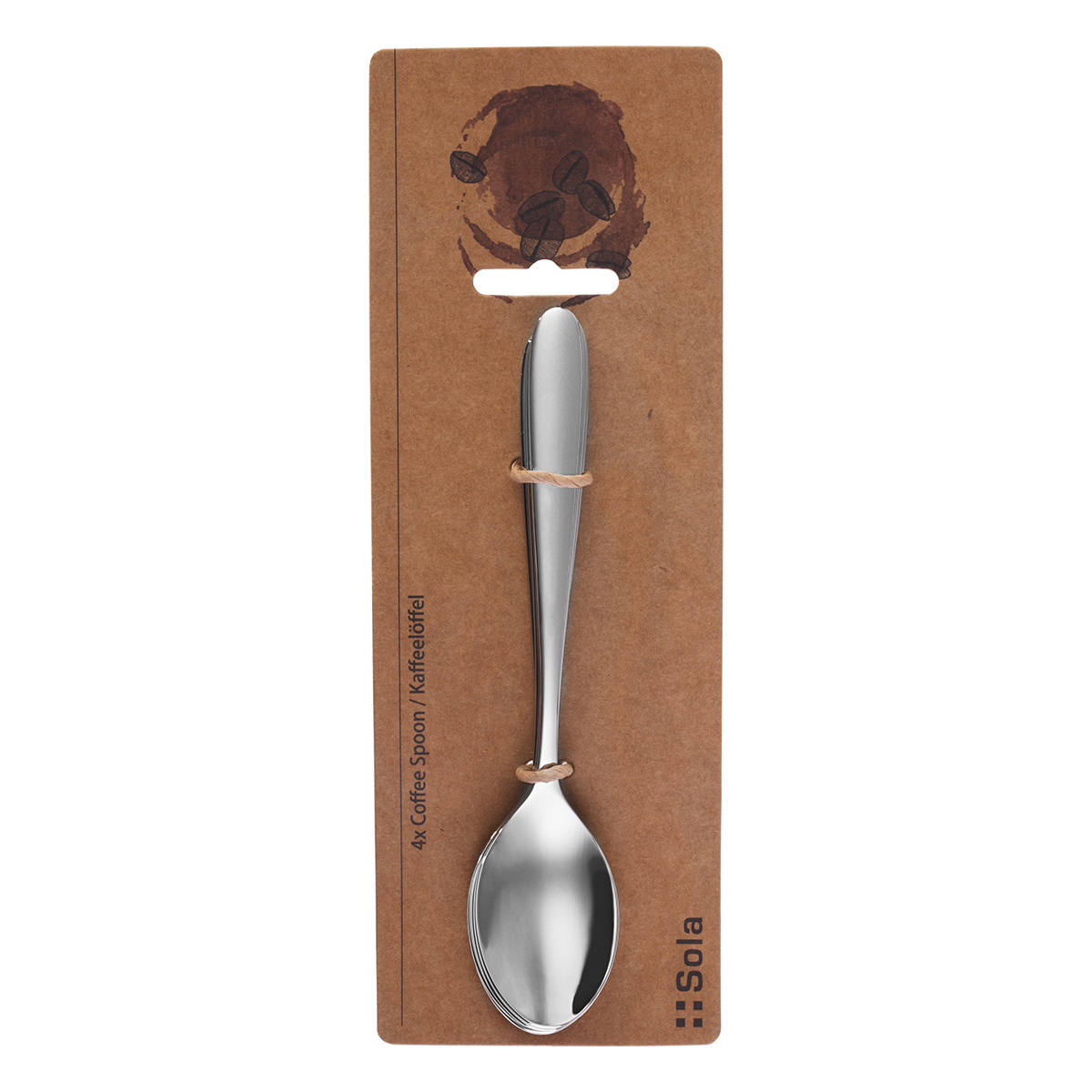 Linguriță de cafea set 4 buc. - Alpha Organic