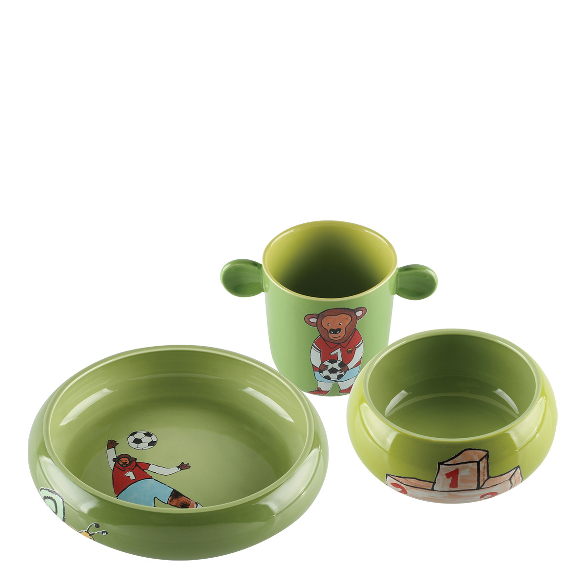 Set din porțelan pentru copii – Ben – 3 buc