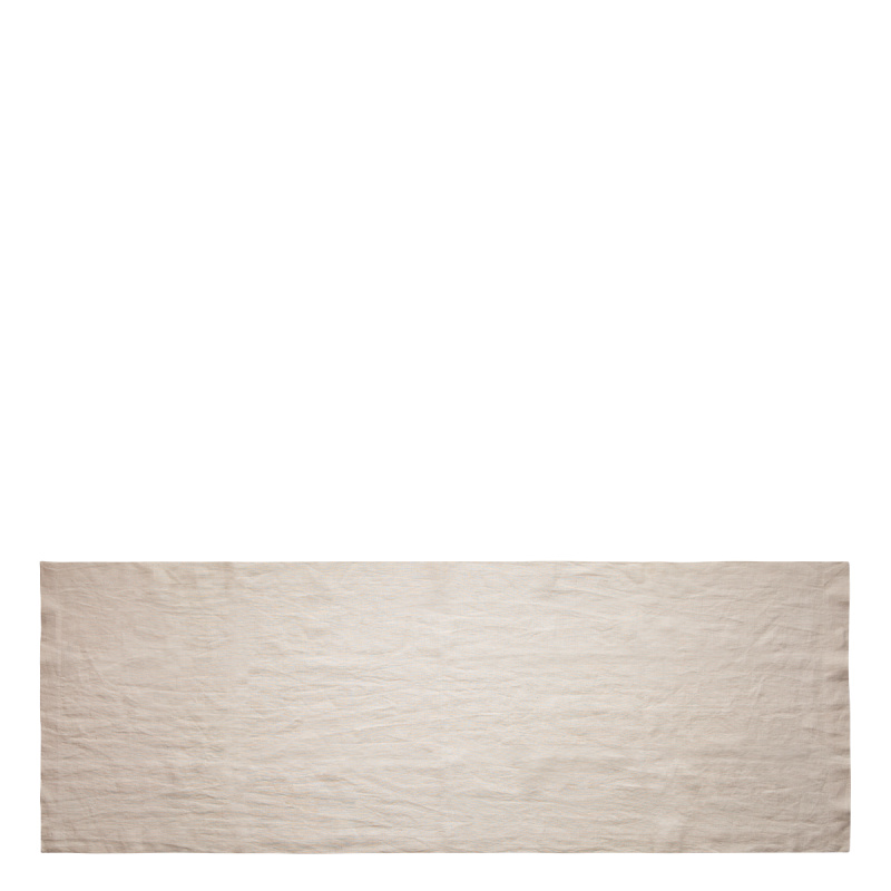 Napron de masă din in, culoarea cretei 50 x 140 cm - Gaya Ambiente