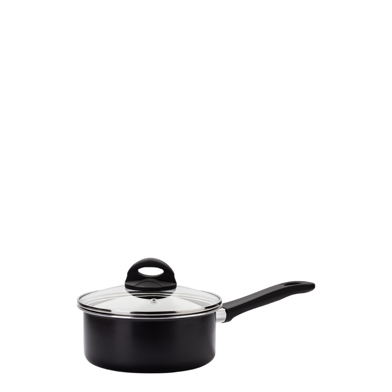 Cratiță cu capac de sticlă ø 18 cm – Venus Lunasol Induktion black