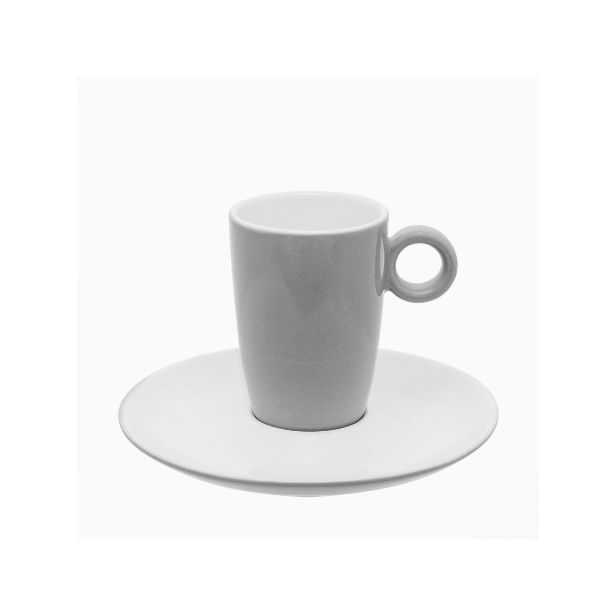 Ceașcă de cafea înaltă gri deschis 190 ml - RGB