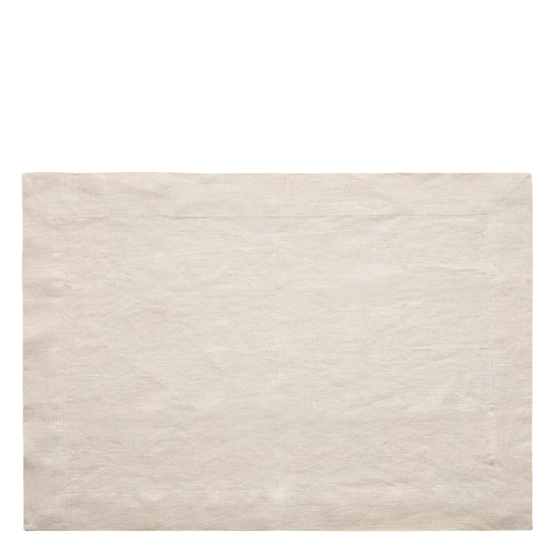 Șervet de masă din in, culoarea cretei, 35 x 50 cm - Gaya Ambiente