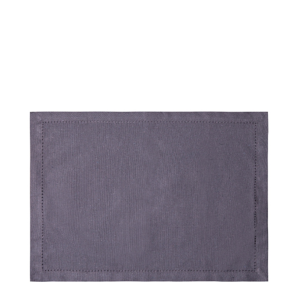 Napron din bumbac gri oțel 32 x 48 cm 2 buc – Basic Ambiente
