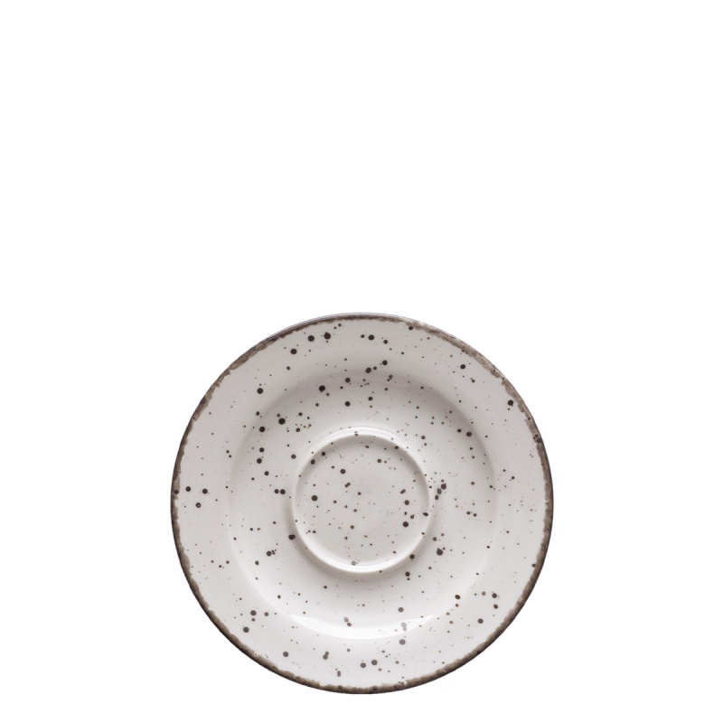 Farfurioară pentru cafea mocca 12 cm - Gaya Atelier gri