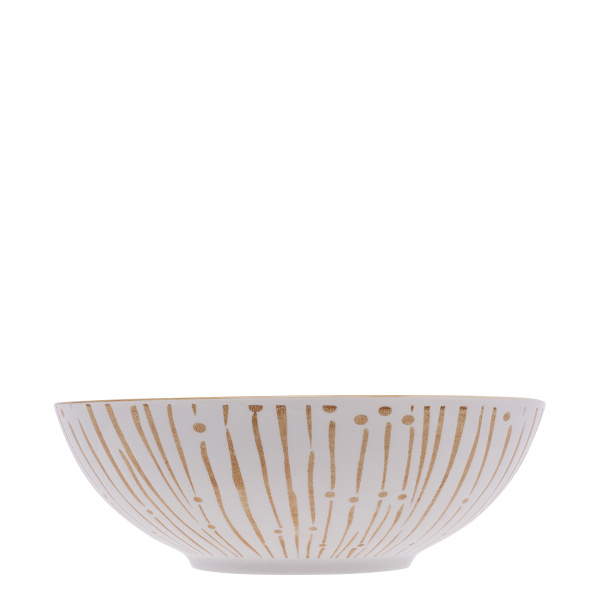 Bol pentru cereale alb / champagne 17,8 cm - Basic