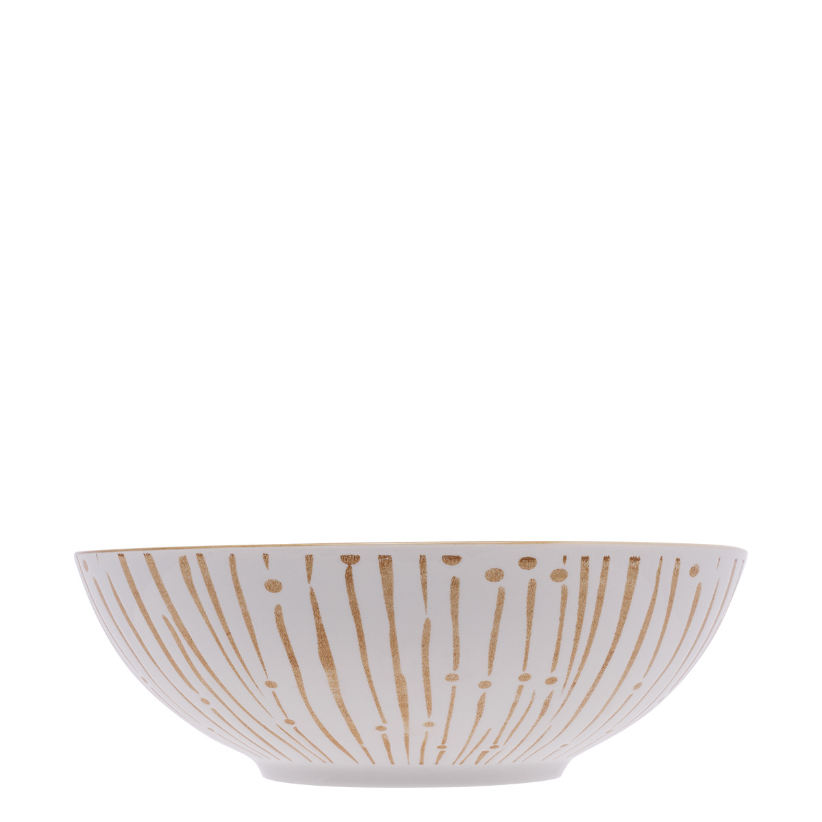 Bol pentru cereale alb / champagne 17,8 cm - Basic