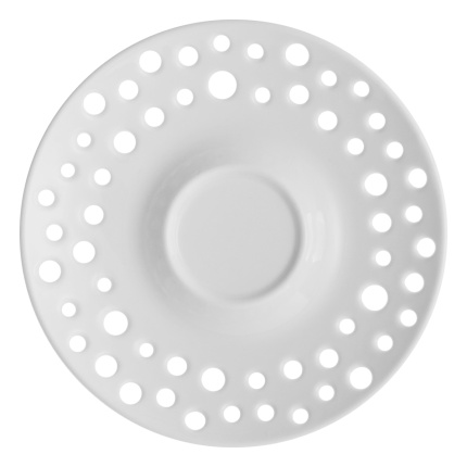 Farfurioară pentru cafea mocca perforată ø 12,5 cm — Flow Lunasol