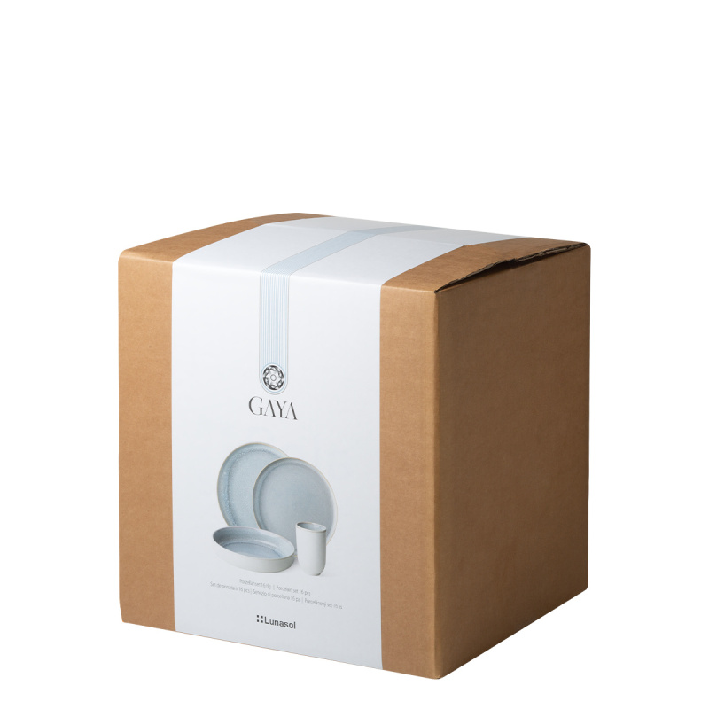 Set porțelan 16 piese - Gaya Atelier Glacial Ice