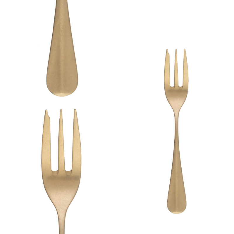 Set tacâmuri 30 buc. - Baguette Vintage PVD Champagne Stone Wash