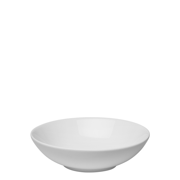 Farfurie adâncă Coupe albă 19,5 cm – Flow