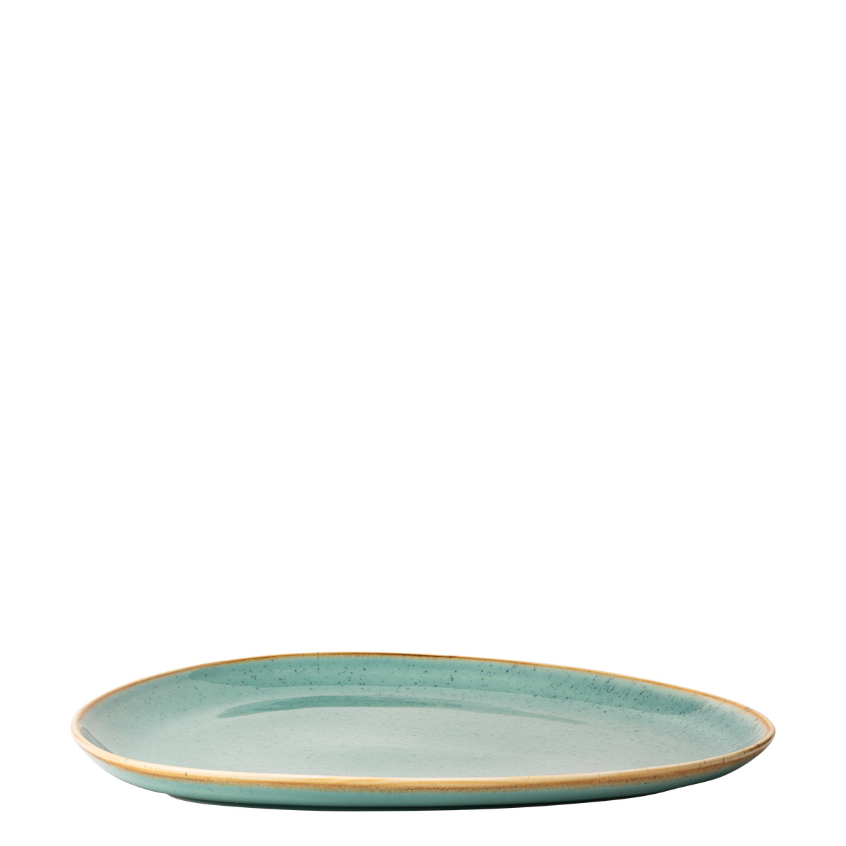 Farfurie Triangle Sand turcoaz 30,5 x 24,2 cm – Gaya