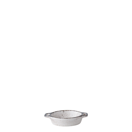 Bol oval Flowl Atelier gri cu mânere 7,9 x 7 cm - Gaya