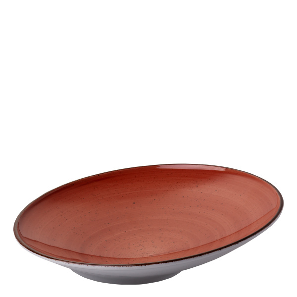Farfurie pentru paste Curve 30 cm roșie - Hotel Inn Chic colorată