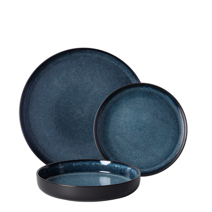 Set din porțelan 18 piese - Gaya Atelier Night Sky