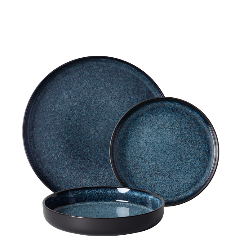 Set din porțelan 18 piese - Gaya Atelier Night Sky