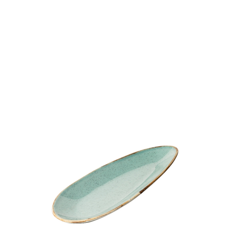 Farfurie ovală Sand turcoaz 25 cm – Gaya