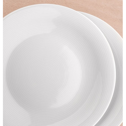 Farfurie întinsă 27 cm set 4 buc - Basic Chic