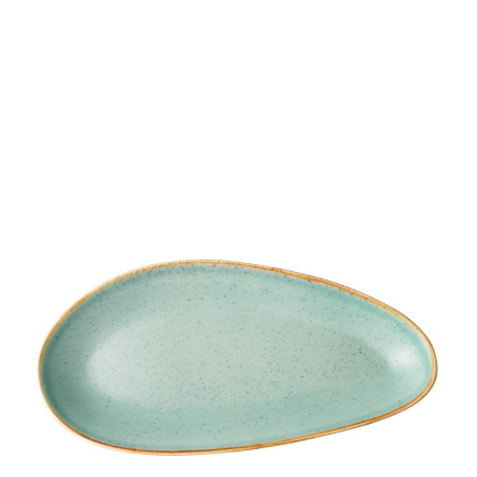 Farfurie ovală Sand turcoaz 36 cm – Gaya