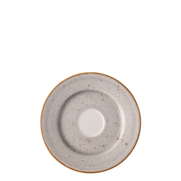 Farfurioară pentru cafea 16 cm gri - Hotel Inn Chic colorată