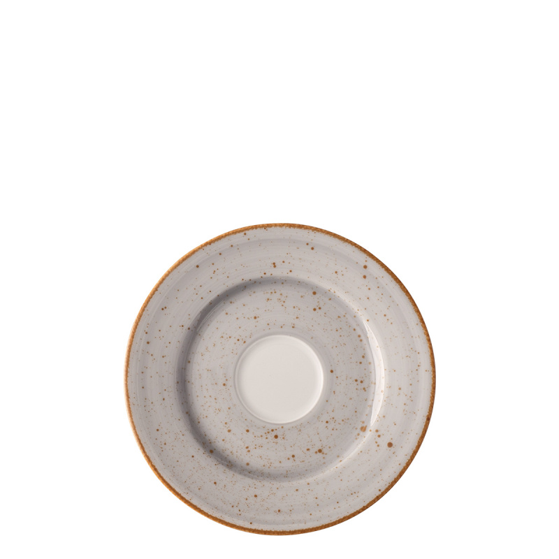 Farfurioară pentru cafea 16 cm gri - Hotel Inn Chic colorată