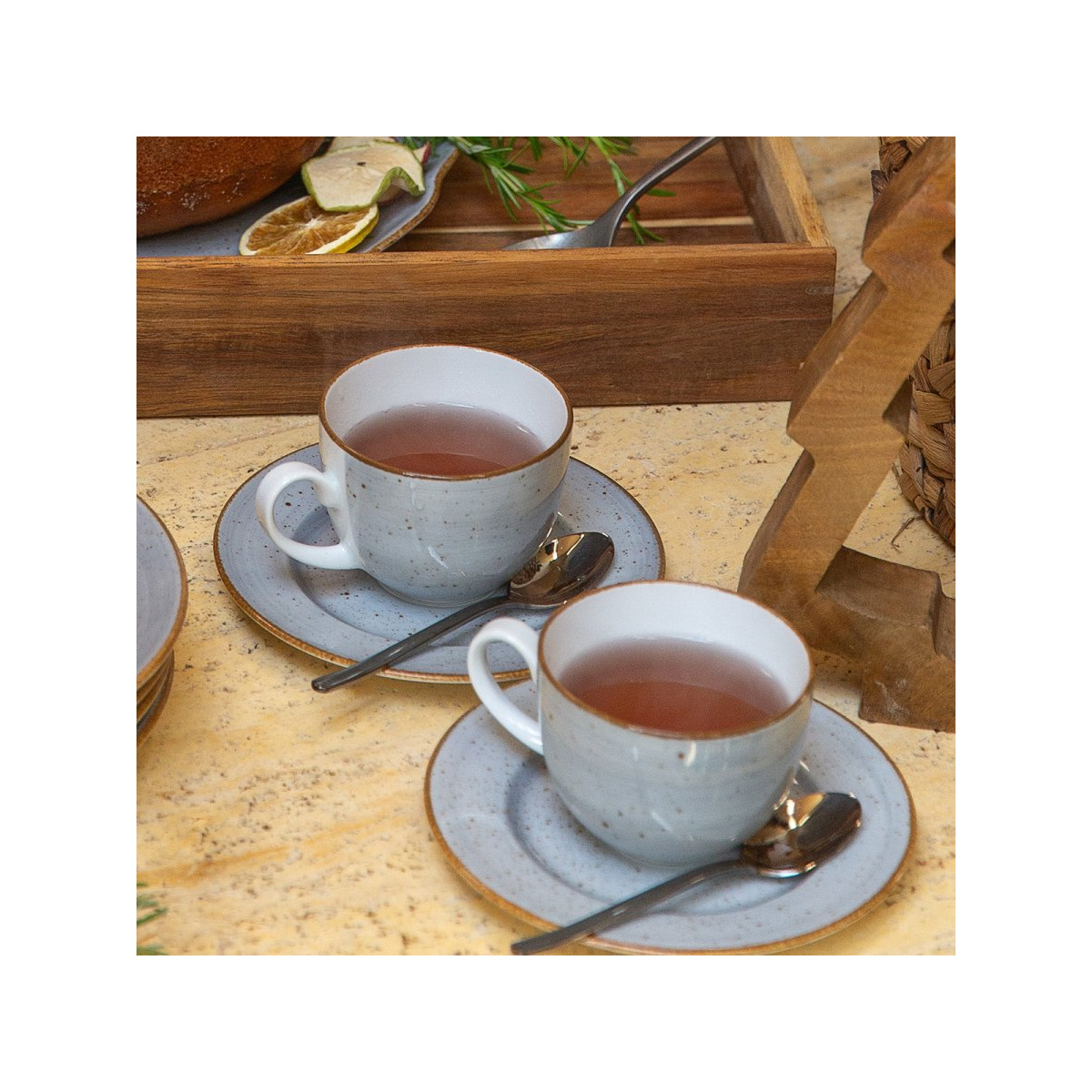 Ceașcă de cafea 200 ml gri - Hotel Inn Chic colorată