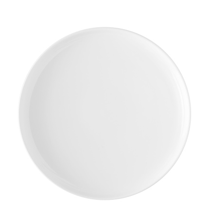 Farfurie întinsă Coupe albă 25 cm – Flow