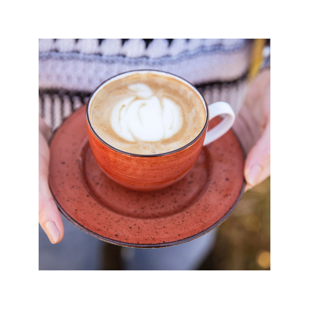 Ceașcă de cafea 200 ml roșie - Hotel Inn Chic colorată