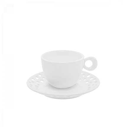 Farfurioară pentru cafea perforată ø 15 cm — Flow Lunasol