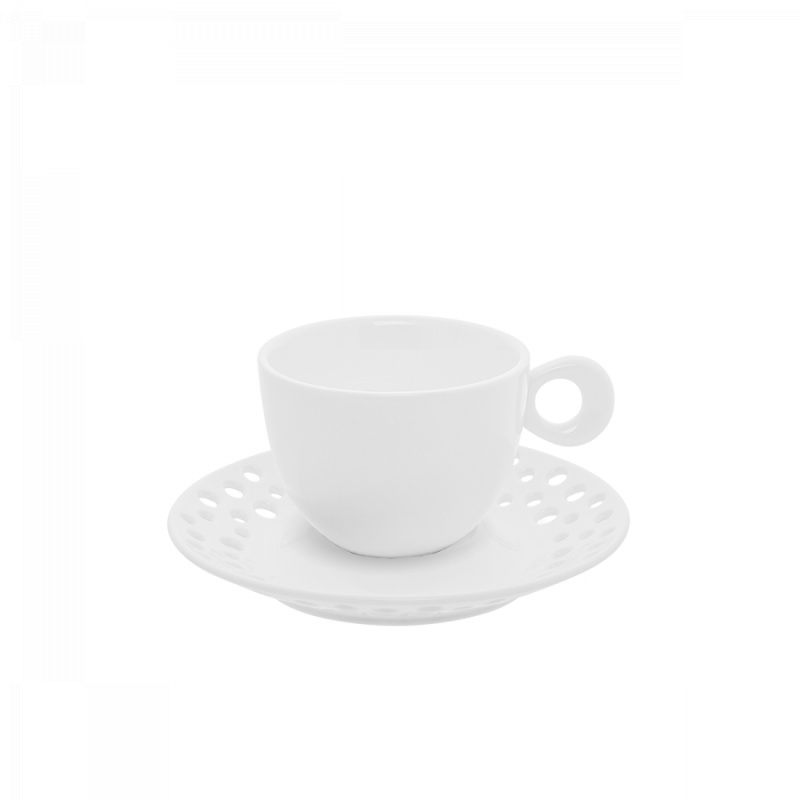 Farfurioară pentru cafea perforată ø 15 cm — Flow Lunasol