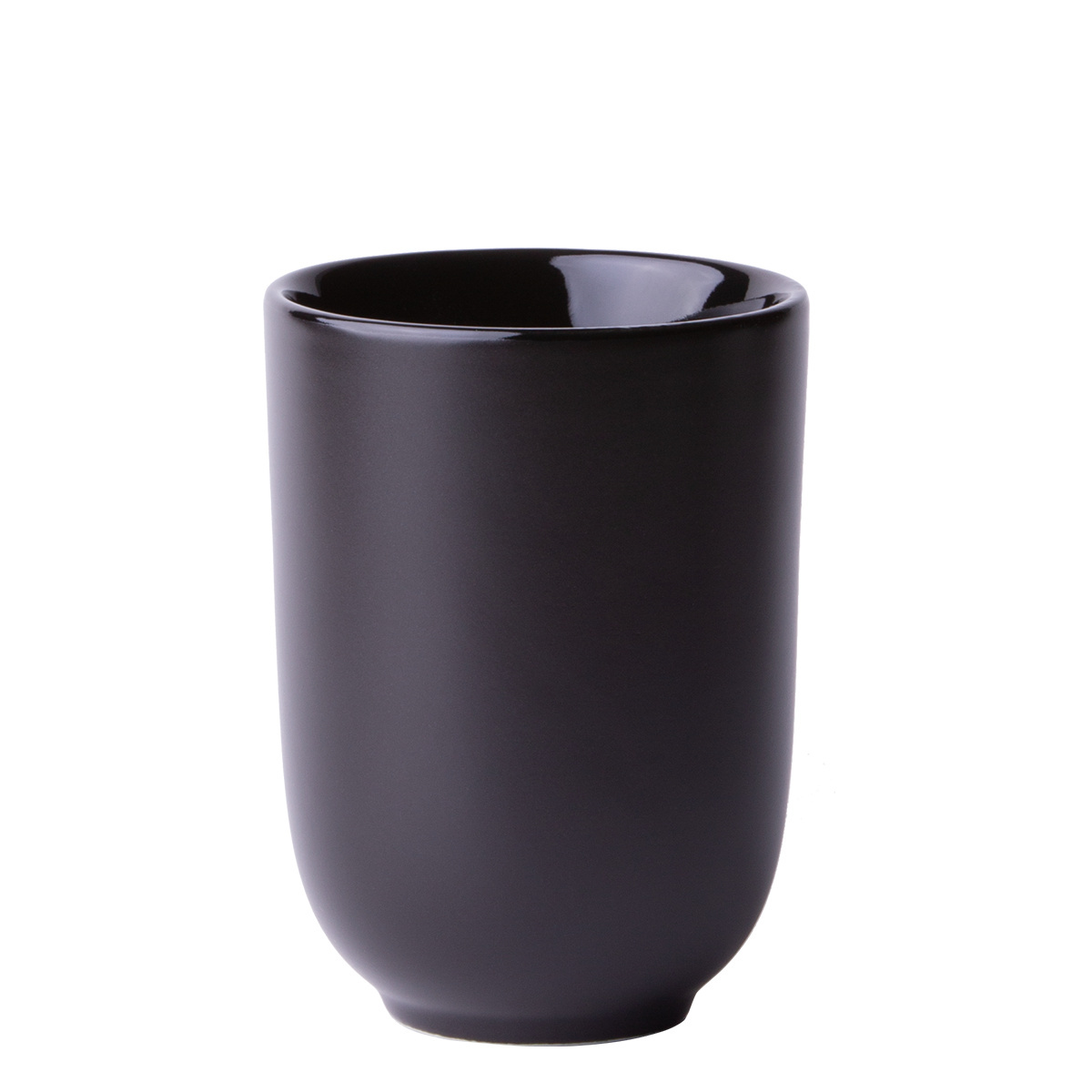 Ceașcă fără toartă neagră 300 ml - Flow