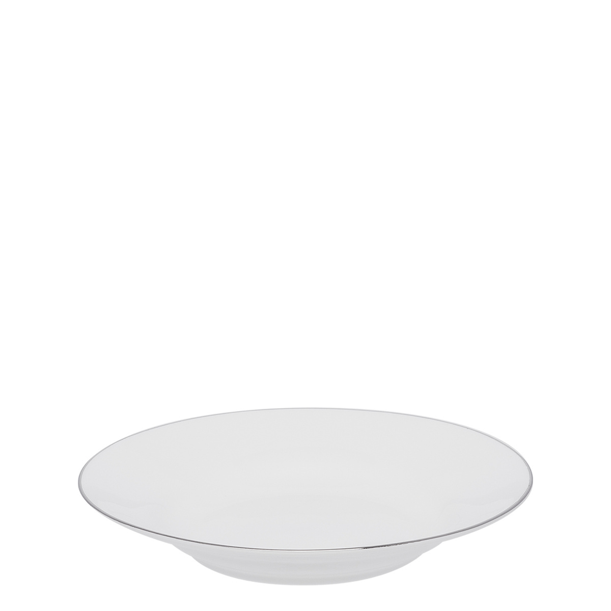 Farfurie adâncă 23 cm cu margine de platină - Premium Platinum Line