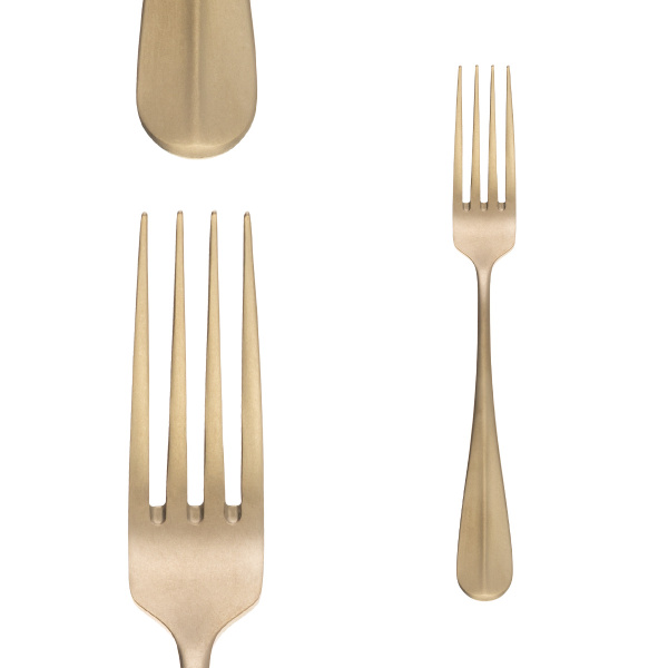 Set tacâmuri 30 buc. - Baguette Vintage PVD Champagne Stone Wash